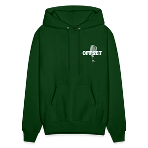 Offset Real talk Hoodie - forest green