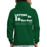 Offset Real talk Hoodie - forest green