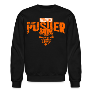 Candy Pusher - Halloween - Crewneck Sweatshirt - black