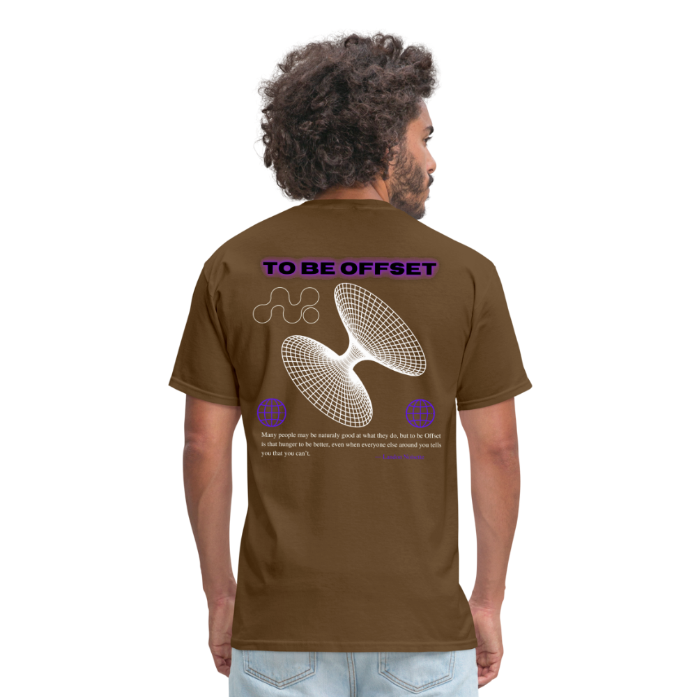 Classic Offset T-Shirt🗣️🔥🔥 - brown
