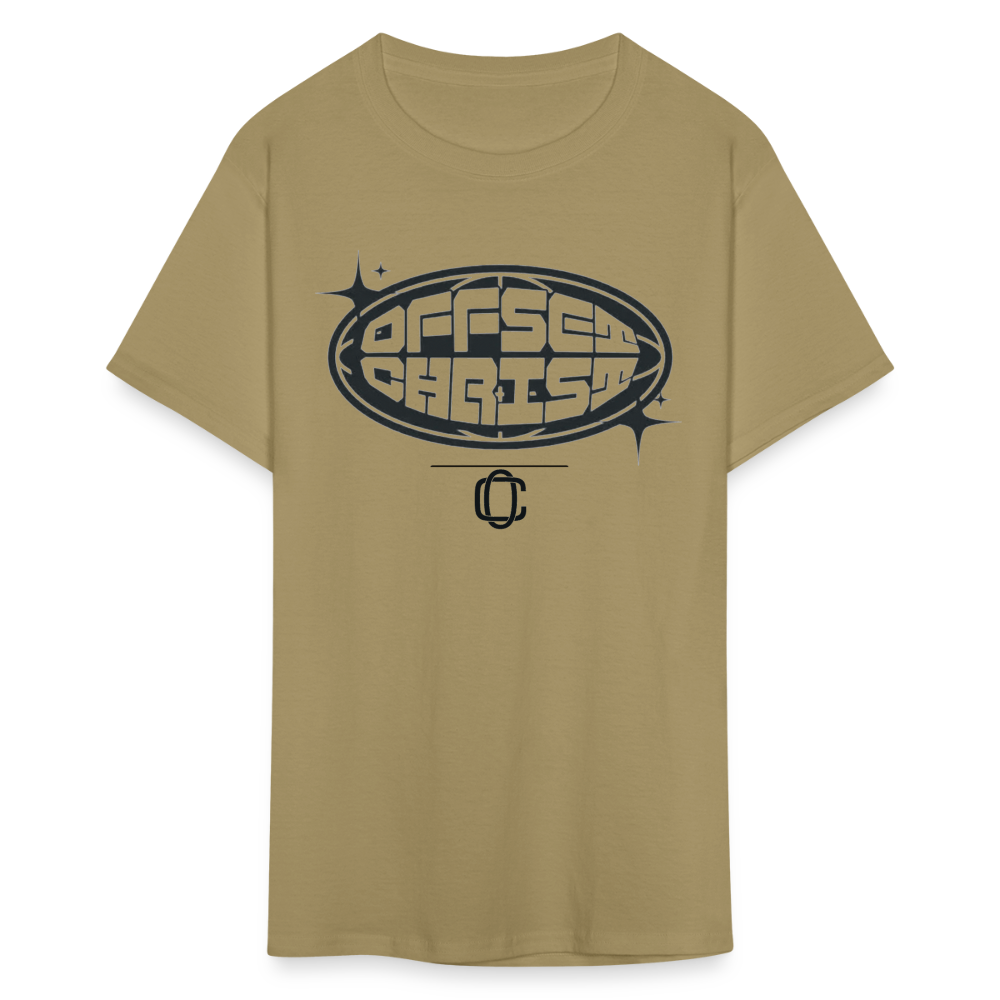 Classic Offset/ Christ T-Shirt✝️🔥🗣️ - khaki