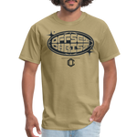 Classic Offset/ Christ T-Shirt✝️🔥🗣️ - khaki