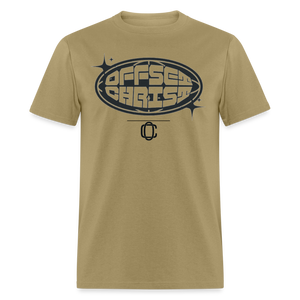Classic Offset/ Christ T-Shirt✝️🔥🗣️ - khaki