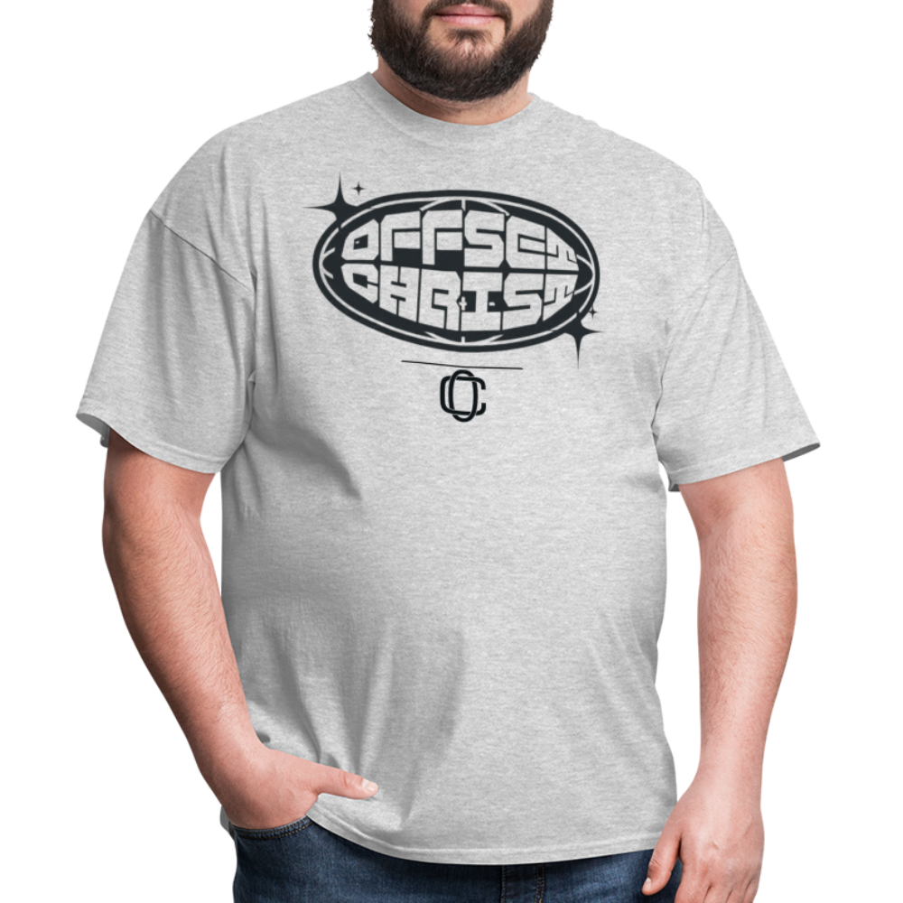 Classic Offset/ Christ T-Shirt✝️🔥🗣️ - heather gray