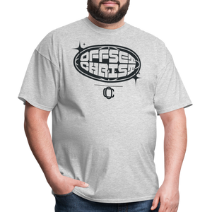 Classic Offset/ Christ T-Shirt✝️🔥🗣️ - heather gray