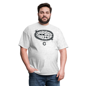 Classic Offset/ Christ T-Shirt✝️🔥🗣️ - light heather gray
