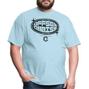 Classic Offset/ Christ T-Shirt✝️🔥🗣️ - powder blue