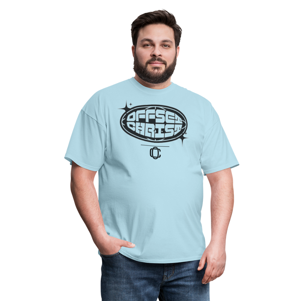 Classic Offset/ Christ T-Shirt✝️🔥🗣️ - powder blue