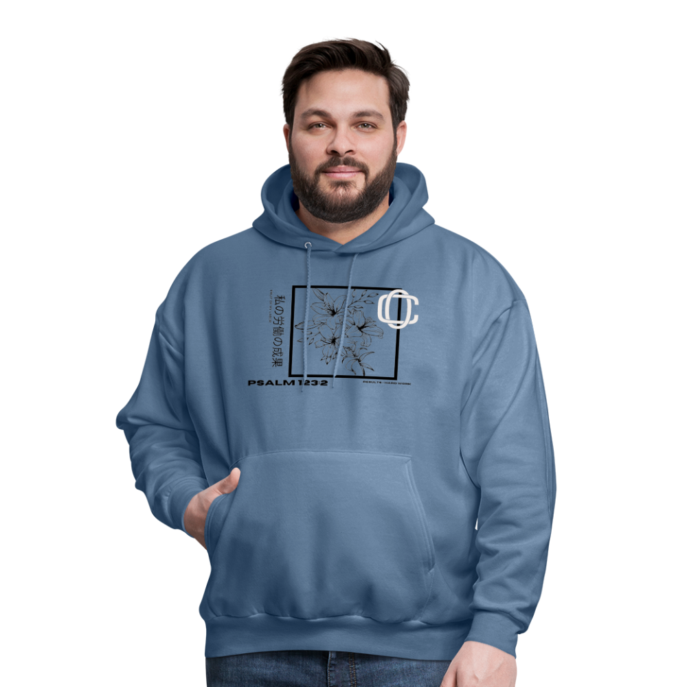 Fruit of Labor Hoodie🍒🍇🍊 - denim blue