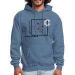 Fruit of Labor Hoodie🍒🍇🍊 - denim blue