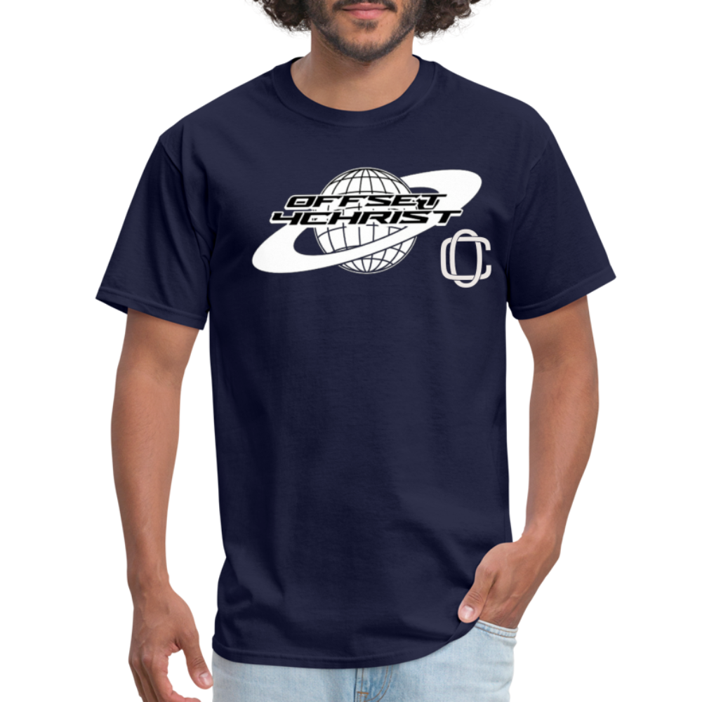 Unisex Offset4Christ Classic T-Shirt - navy