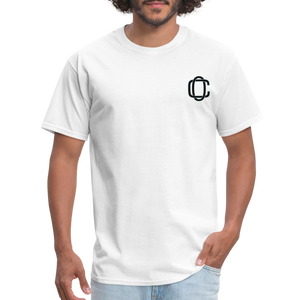 Classic Offset 1John 2:15 T-Shirt - white