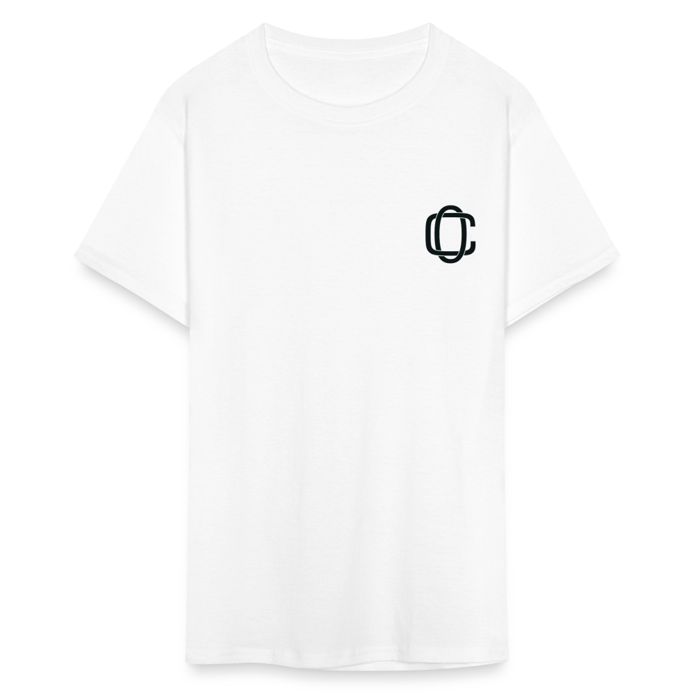 Classic Offset 1John 2:15 T-Shirt - white
