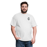 Classic Offset 1John 2:15 T-Shirt - white
