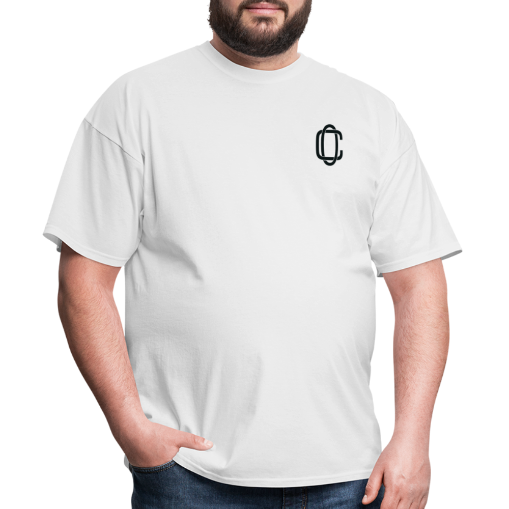 Classic Offset 1John 2:15 T-Shirt - white
