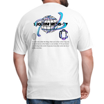 Classic Offset 1John 2:15 T-Shirt - white