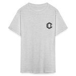 Classic Offset 1John 2:15 T-Shirt - heather gray
