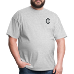Classic Offset 1John 2:15 T-Shirt - heather gray