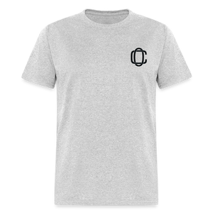 Classic Offset 1John 2:15 T-Shirt - heather gray