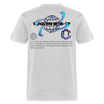 Classic Offset 1John 2:15 T-Shirt - heather gray