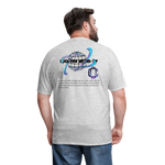 Classic Offset 1John 2:15 T-Shirt - heather gray