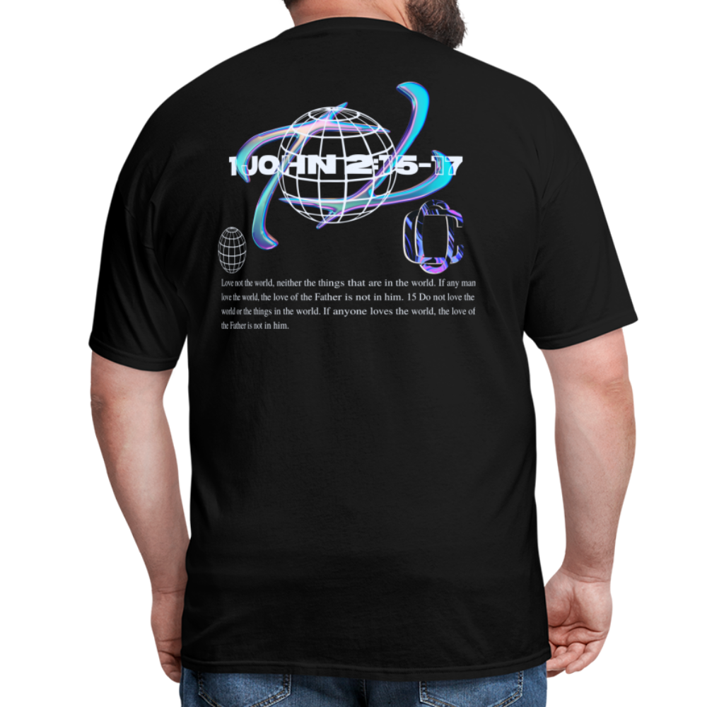Classic1John2:15 dark  T-Shirt - black