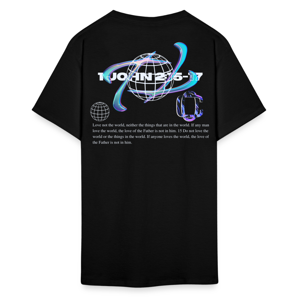 Classic1John2:15 dark  T-Shirt - black