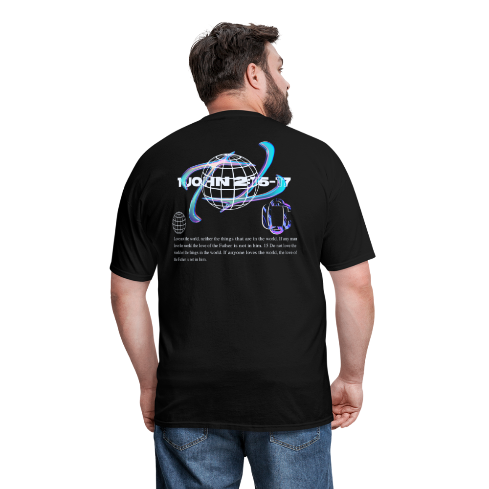 Classic1John2:15 dark  T-Shirt - black