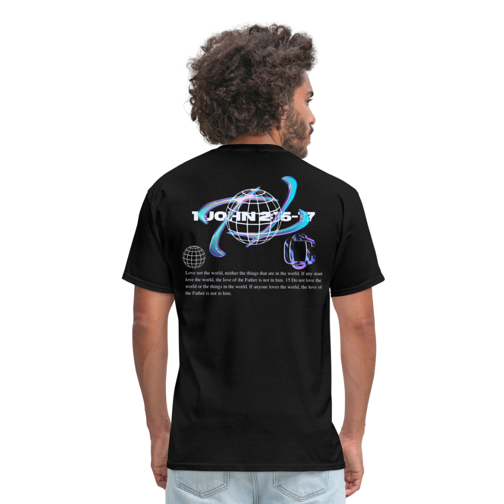 Classic1John2:15 dark  T-Shirt - black