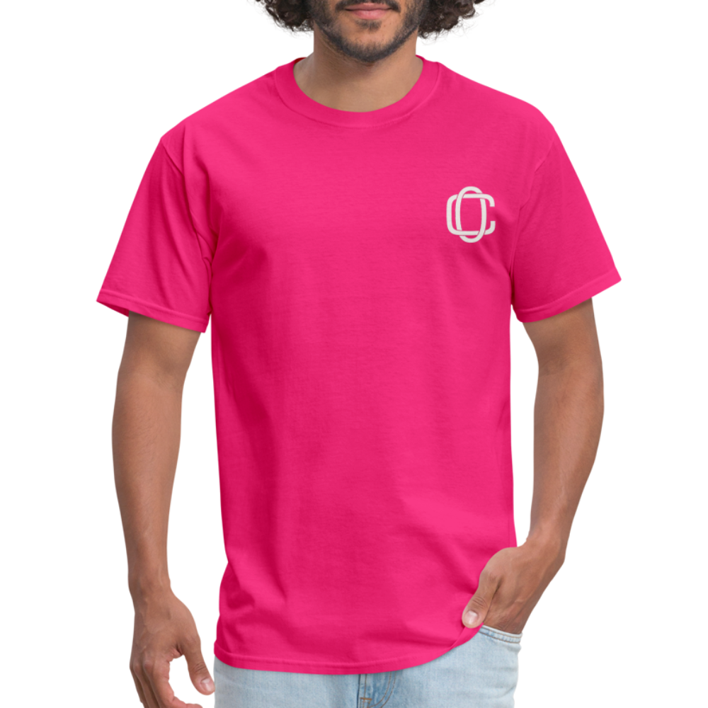 Classic1John2:15 dark  T-Shirt - fuchsia