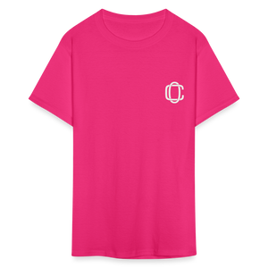 Classic1John2:15 dark  T-Shirt - fuchsia