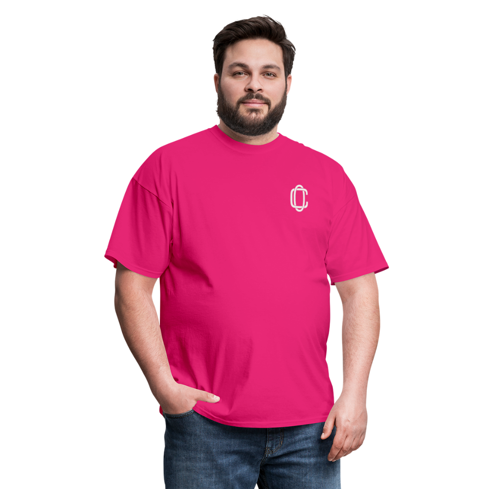 Classic1John2:15 dark  T-Shirt - fuchsia