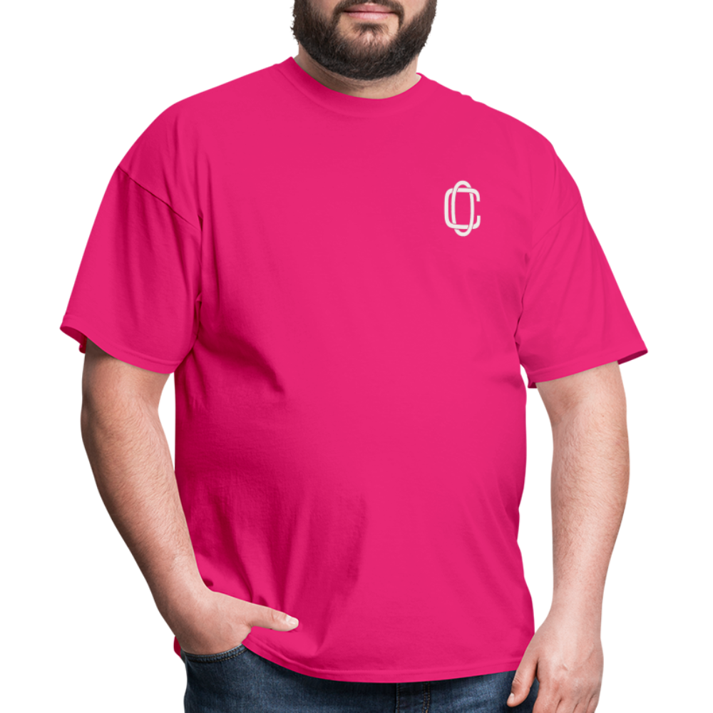 Classic1John2:15 dark  T-Shirt - fuchsia
