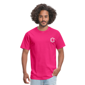 Classic1John2:15 dark  T-Shirt - fuchsia