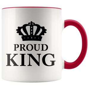 Proud King - Accent Mug (black)