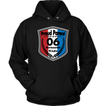 Proud Parent of 6 - Unisex Hoodie - Red White Blue Pattern
