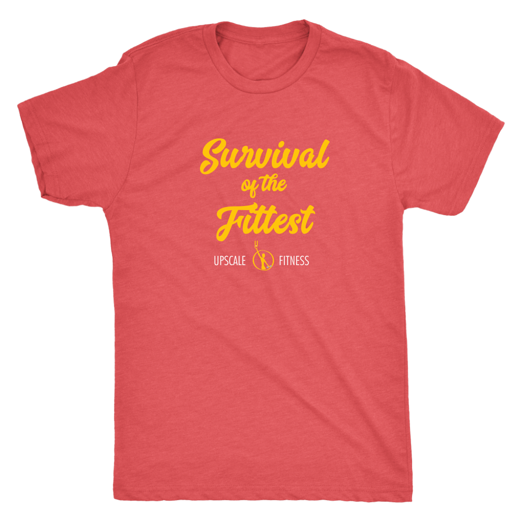 Survival of the Fittest by Upscale Fitness - Mens - Triblend