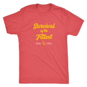 Survival of the Fittest by Upscale Fitness - Mens - Triblend