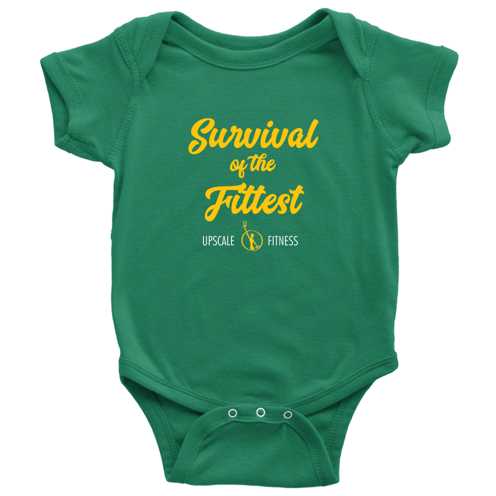 Survival of the Fittest by Upscale Fitness - Infants - BodySuit