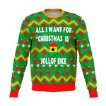Ugly Sweatshirt - All I want for Christmas is Ghana Jollof -2