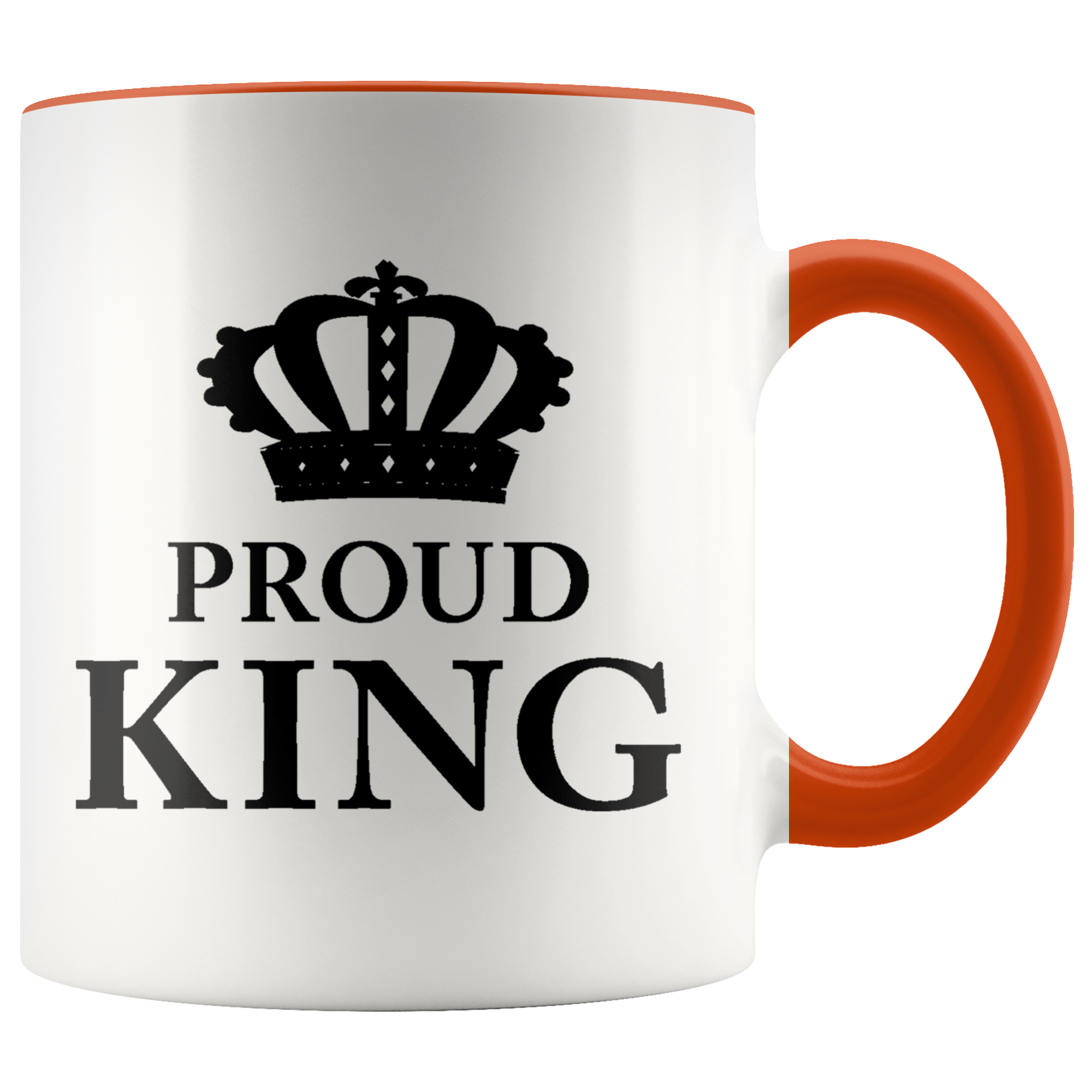 Proud King - Accent Mug (black)