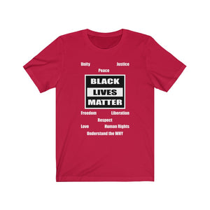 Black Live Matter - Unisex  Short Sleeve Tee