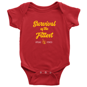 Survival of the Fittest by Upscale Fitness - Infants - BodySuit