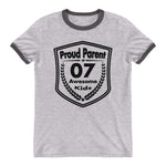 Proud Parent of 7 Awesome Kids - Ringer T-Shirt