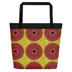 Ankara Fabric Style 1 Beach Bag