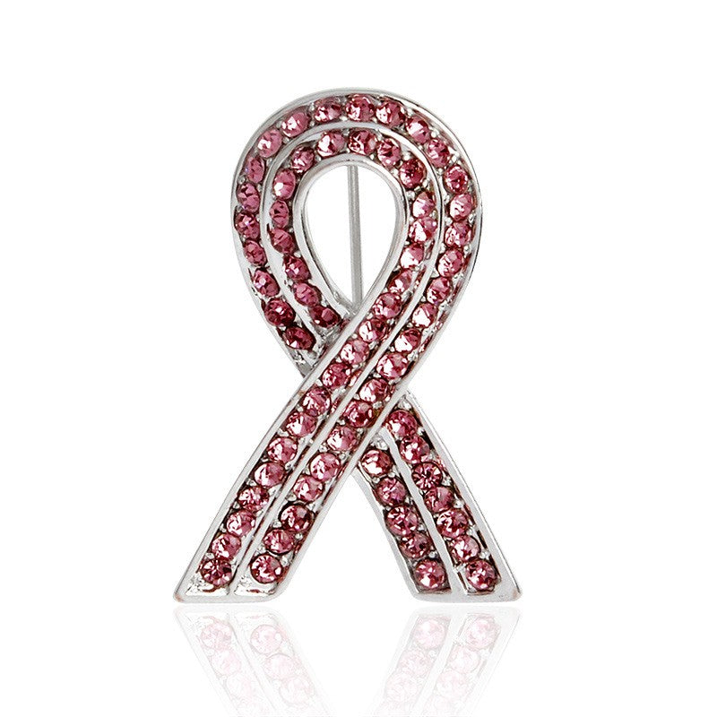 Elegant breast cancer Brooch