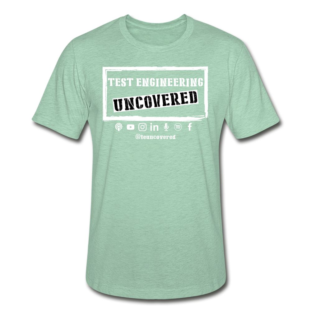 TE Uncovered  - Unisex Heather Prism T-Shirt - heather prism mint