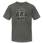 Afrobeats -Headphones Unisex T-Shirt - BW - asphalt