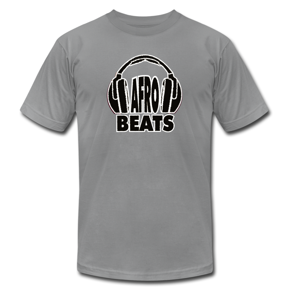 Afrobeats -Headphones Unisex T-Shirt - BW - slate