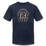 Afrobeats -Headphones Unisex T-Shirt - BW - navy